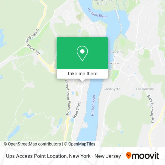 Ups Access Point Location map