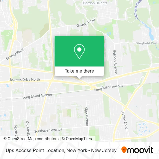 Ups Access Point Location map