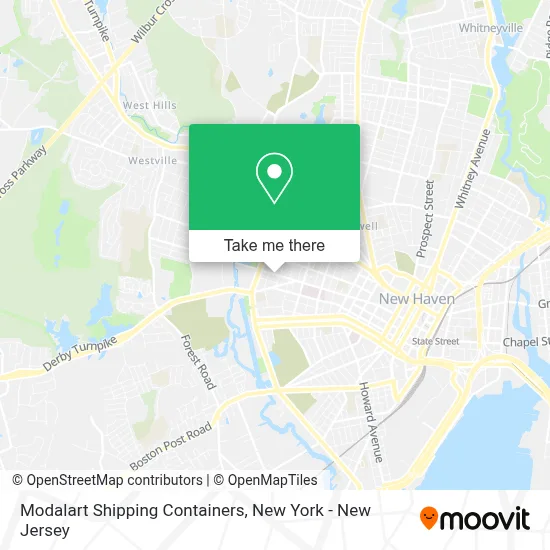 Modalart Shipping Containers map