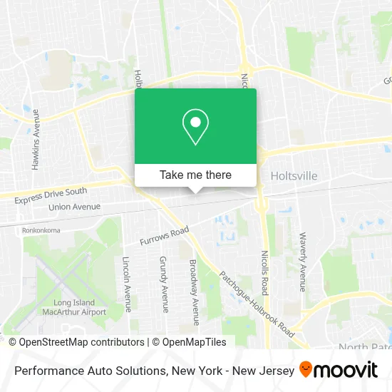 Performance Auto Solutions map