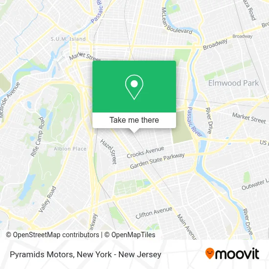 Pyramids Motors map