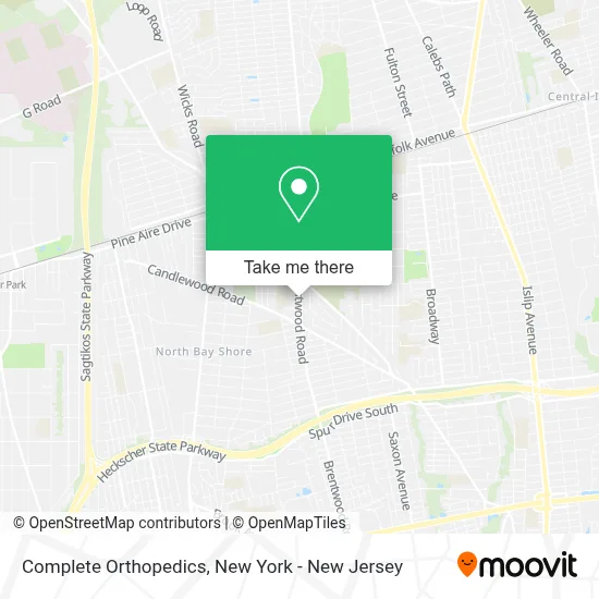 Complete Orthopedics map