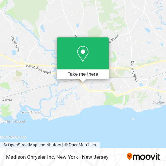 Madison Chrysler Inc map