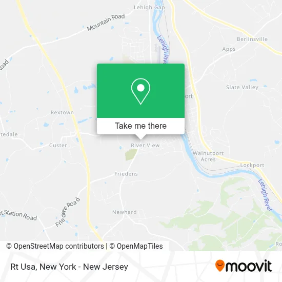 Rt Usa map