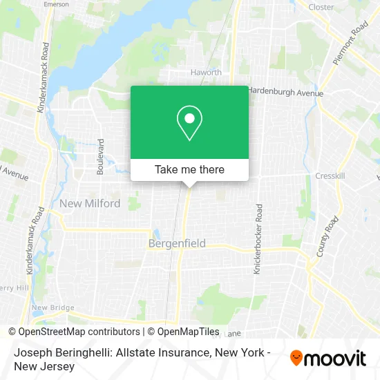 Joseph Beringhelli: Allstate Insurance map
