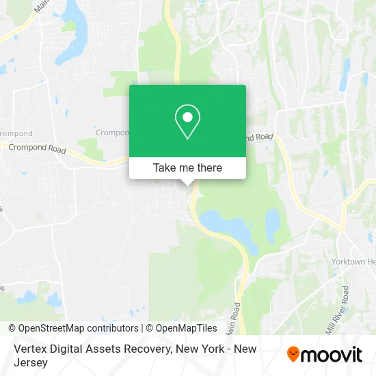 Vertex Digital Assets Recovery map
