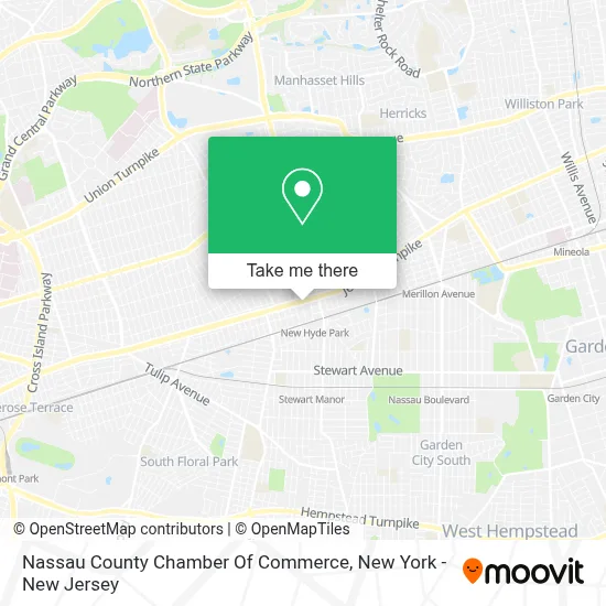 Nassau County Chamber Of Commerce map