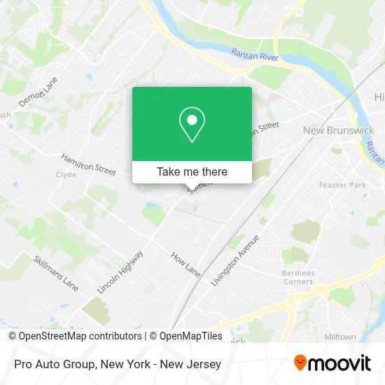 Pro Auto Group map