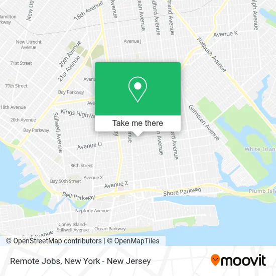 Remote Jobs map