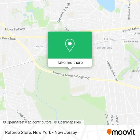 Referee Store map