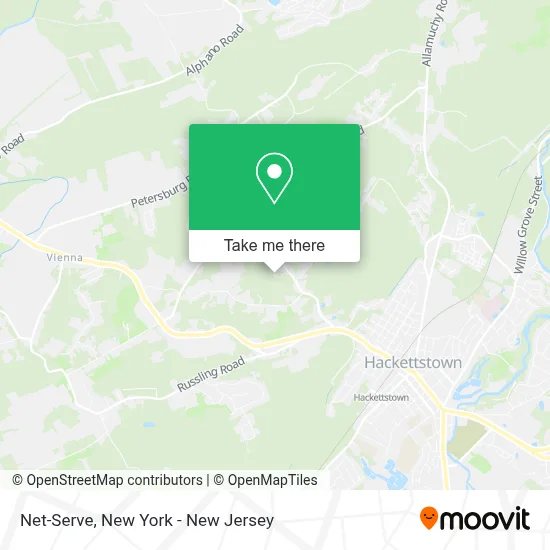 Net-Serve map
