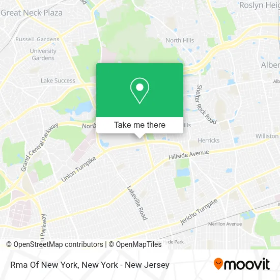 Rma Of New York map