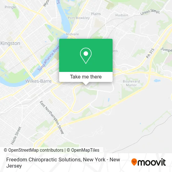 Freedom Chiropractic Solutions map