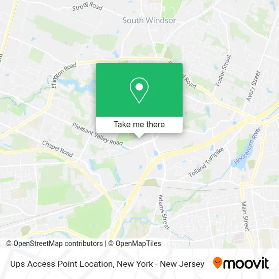 Ups Access Point Location map