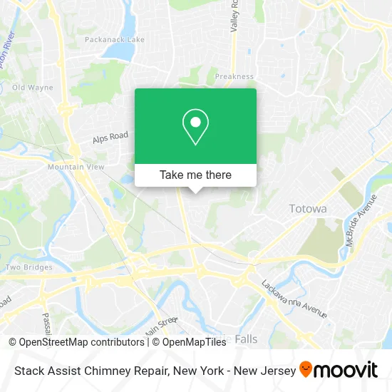Stack Assist Chimney Repair map