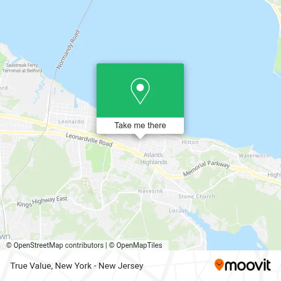 True Value map