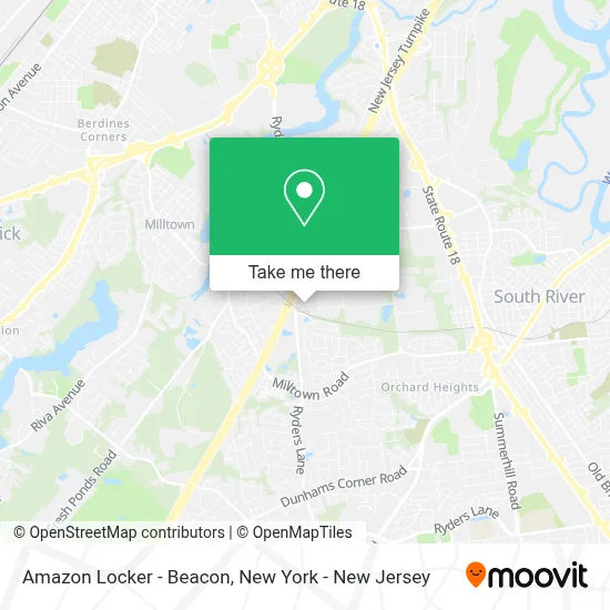 Amazon Locker - Beacon map