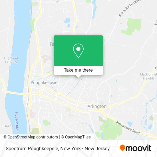 Spectrum Poughkeepsie map