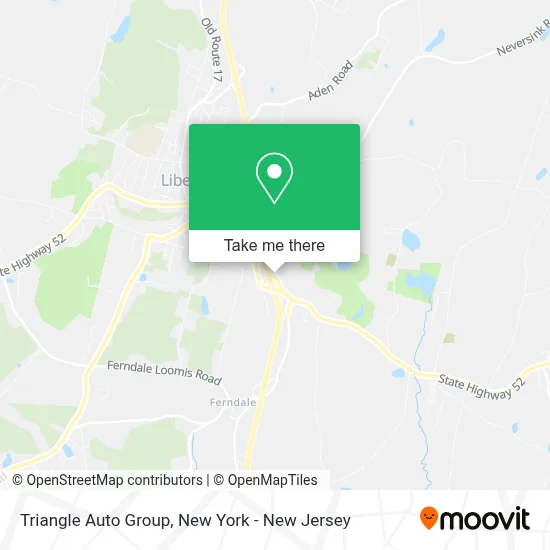Triangle Auto Group map
