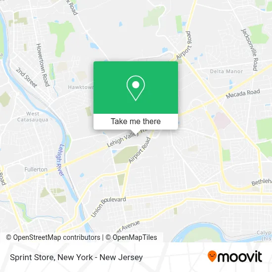 Sprint Store map