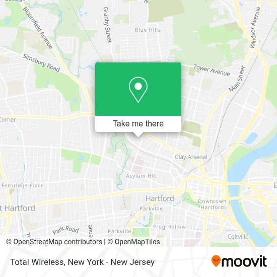 Total Wireless map