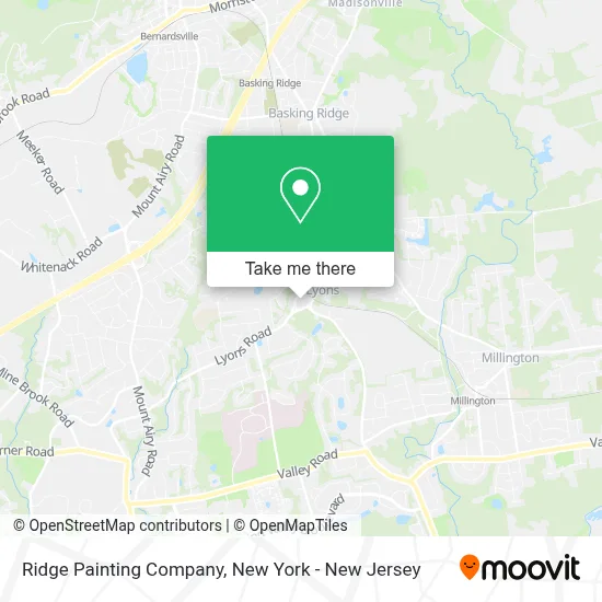 Ridge Painting Company map