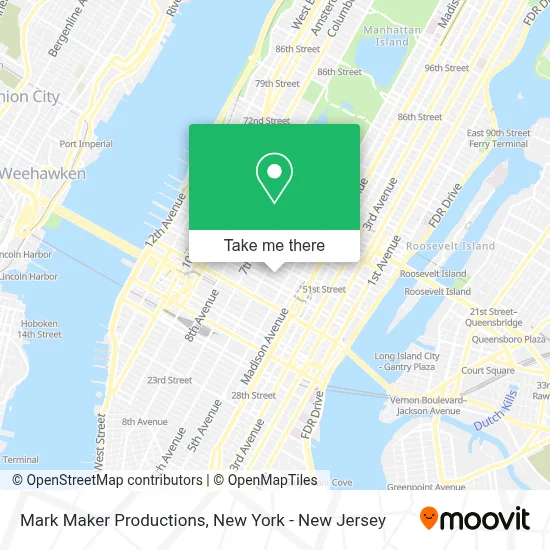 Mark Maker Productions map