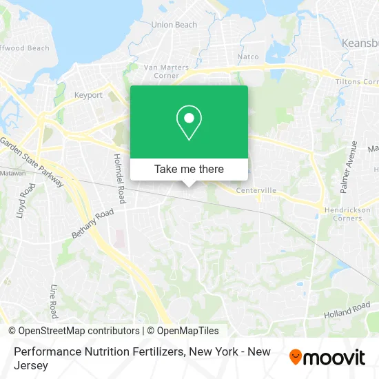 Performance Nutrition Fertilizers map