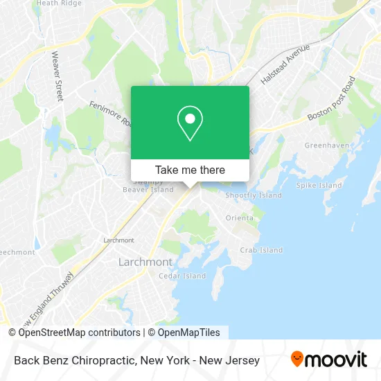 Back Benz Chiropractic map