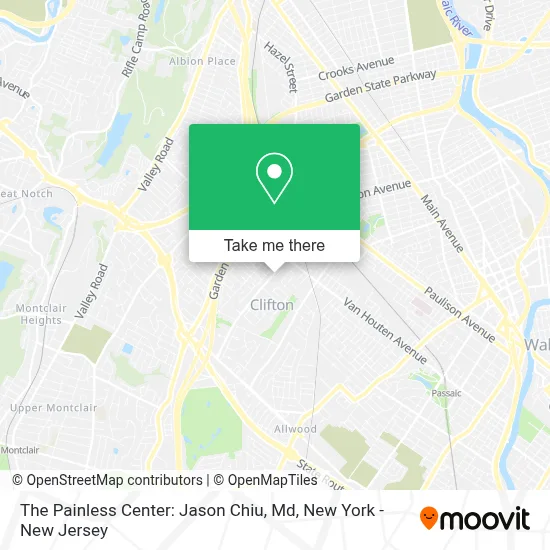 The Painless Center: Jason Chiu, Md map