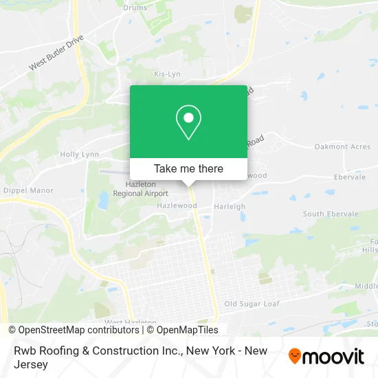 Rwb Roofing & Construction Inc. map