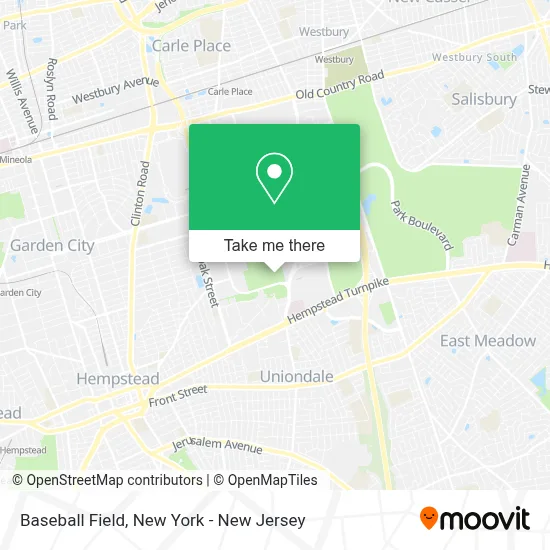 Baseball Field map