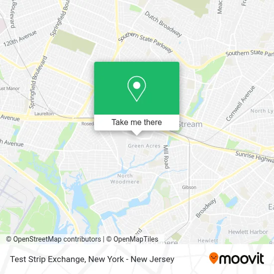 Test Strip Exchange map