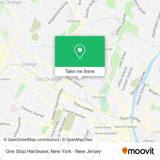 One Stop Hardware map