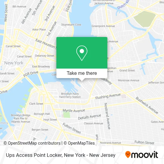 Ups Access Point Locker map