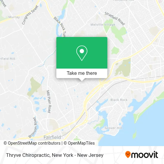 Thryve Chiropractic map