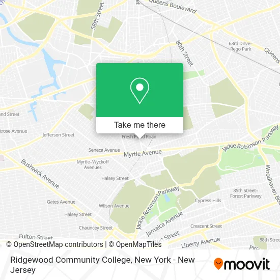 Ridgewood Community College map