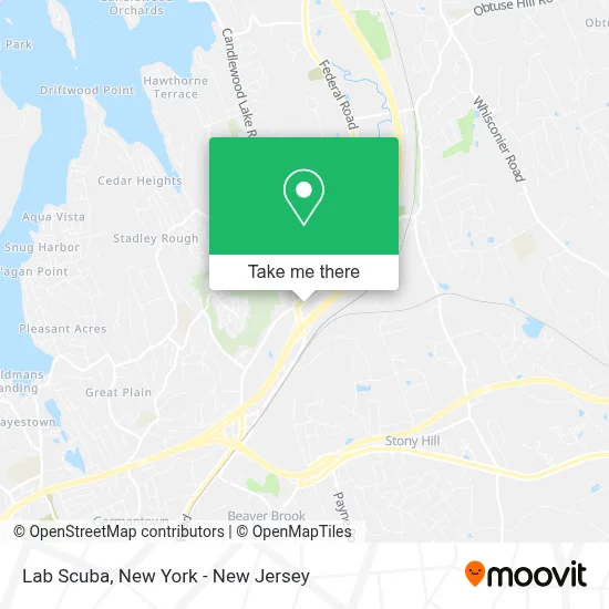 Lab Scuba map