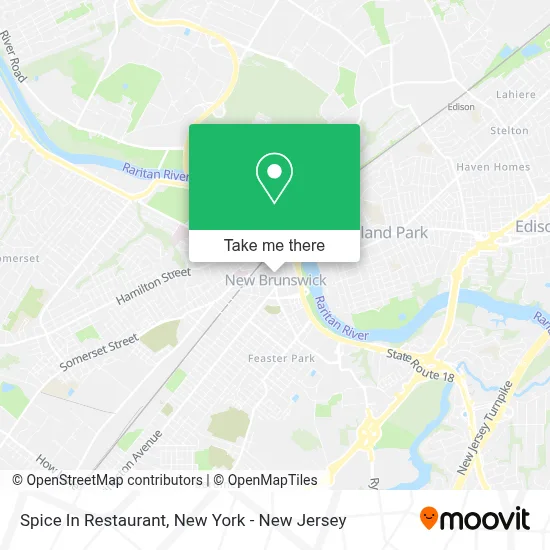 Spice In Restaurant map