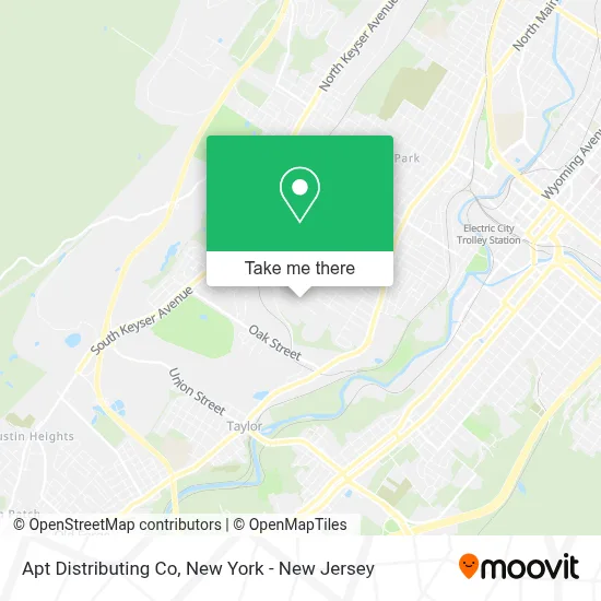 Apt Distributing Co map