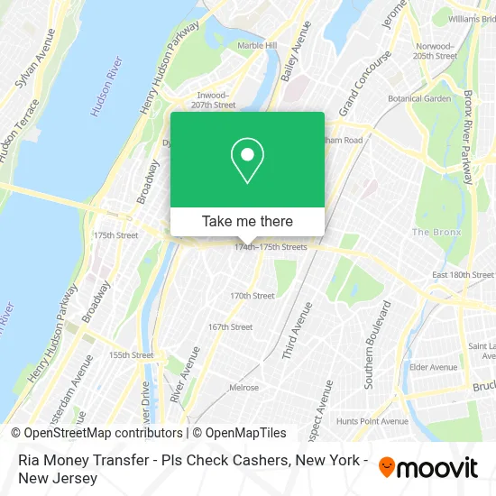 Ria Money Transfer - Pls Check Cashers map