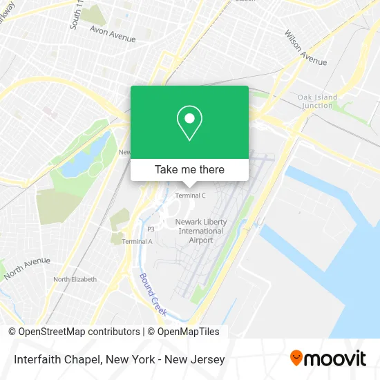 Interfaith Chapel map