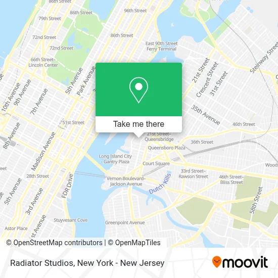 Radiator Studios map