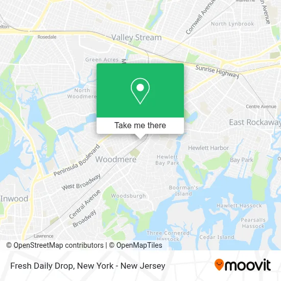 Fresh Daily Drop map