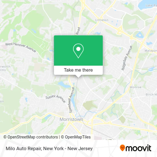 Milo Auto Repair map