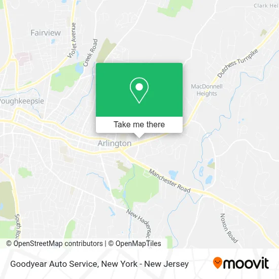 Goodyear Auto Service map