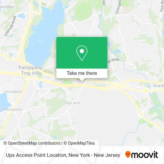 Ups Access Point Location map