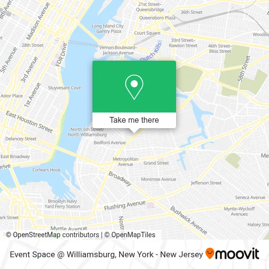 Event Space @ Williamsburg map
