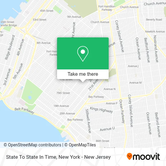 State To State In Time map