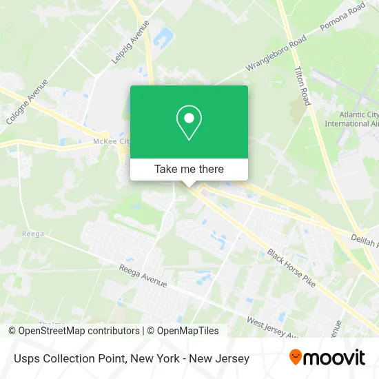 Usps Collection Point map